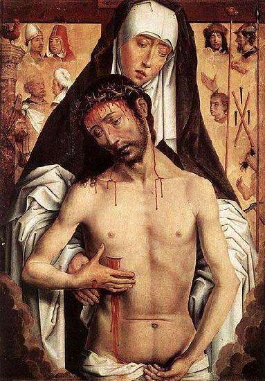 Hans Memling The Virgin Showing the Man of Sorrows